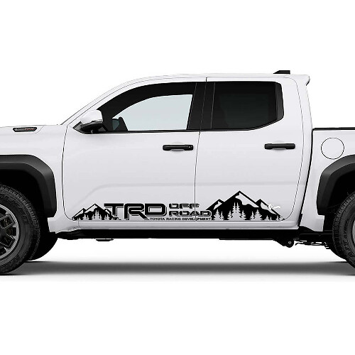 TRD Offroad Berg-Seiten-Schweller Vinyl-Aufkleber für Toyota Tacoma