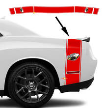 Rumble Bee Umriss-Streifen Seitenkastenvinyl-Aufkleber für Dodge Challenger 2022+_2