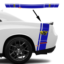 Drag Bee Style hintere Heckstreifen Vinyl-Aufkleber Kit für Dodge Challenger oder Charger_3