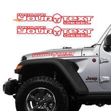 Gladiator Helm Motorhauben Vinyl-Aufkleber für Jeep Gladiator_3