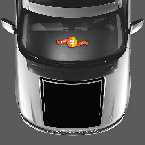 Blackout Style Motorhauben Vinyl-Aufkleber für Land Rover Range Rover