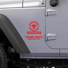 Zombie Outbreak Response Team Logo Vinyl-Aufkleber für Jeep Wrangler Rubicon_2