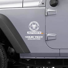 Zombie Outbreak Response Team Logo Vinyl-Aufkleber für Jeep Wrangler Rubicon_3