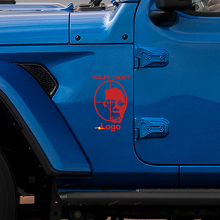 Zombie Kill Hood Vinyl Aufkleber für Jeep Wrangler Rubicon_3