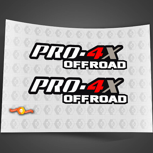2X PRO-4X 3 Farben Nissan Titan Frontier 4x4 Off-Road Truck Seitenwand Beidseitige Aufkleber Decals 4x4 Grafiken Nismo

