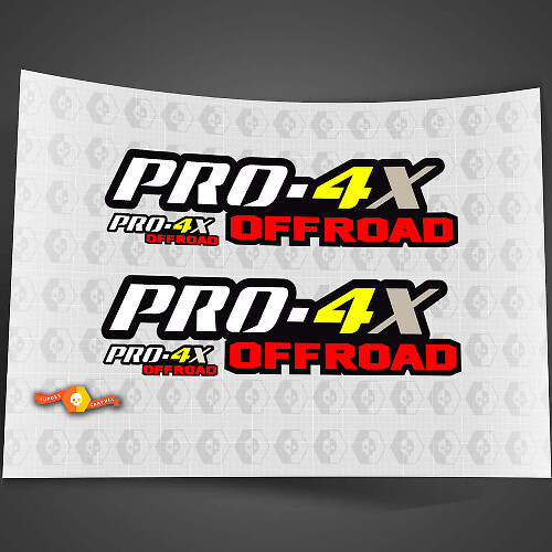 PRO-4X Offroad Seitenwand Vinylaufkleber Satz für Nissan Frontier