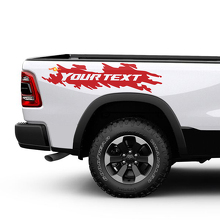 Individuelle Schrift Verzerrter Stil Vinyl-Aufkleber für Nachttisch für Dodge Ram 1500_2