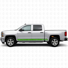 Topografische Band Tür & Schweller Vinylstreifen für Chevrolet Silverado 1500 K2XX 2014-2019_6