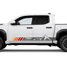 TRD Heritage Retro Mountains Side Rocker Panel Decals Aufkleber für Toyota Tacoma
 2