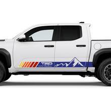 TRD Heritage Retro Mountains Side Rocker Panel Decals Aufkleber für Toyota Tacoma
 3