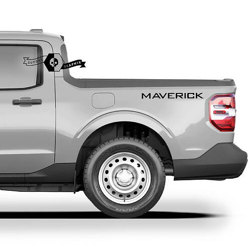 Paar FORD MAVERICK 2022 Grafik Aufkleber Bettseiten Aufkleber LKW
