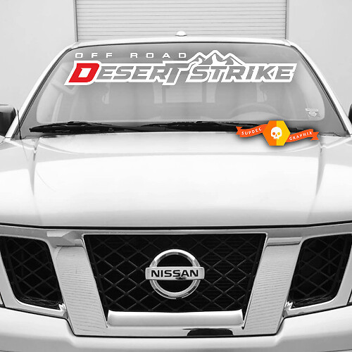 Offroad Desert Strike Windschutzscheiben Vinyl-Aufkleber für Nissan Desert Runner