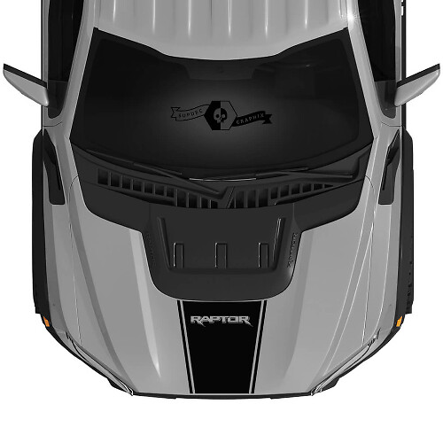 Beschriftung Haubenlufteinlass Zierstreifen Aufkleber für Musclecar F-150 2022+