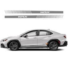 Paar Rocker Panel Seitenschweller Vinyl Karosserie Auto Streifen Renn-Vinyl-Aufkleber passen zu Suba WRX Impreza
 2