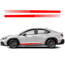 Racing Style Schweller-Streifen Vinyl-Aufkleber-Set für Subaru WRX Impreza_3