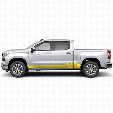 Bergketten-Tür- und Schwellerstreifen aus Vinyl für Chevrolet Silverado 1500 T1XX 2019-2026_3