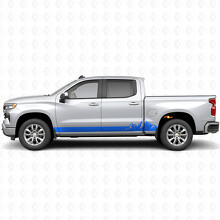 Bergketten-Tür- und Schwellerstreifen aus Vinyl für Chevrolet Silverado 1500 T1XX 2019-2026_5
