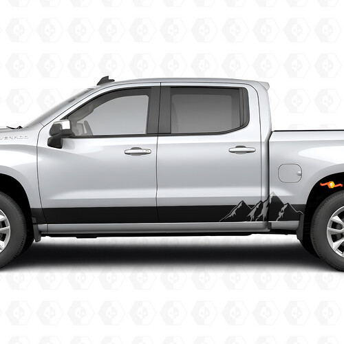 Alpine Ridge Tür- & Schweller-Vinylstreifen für Chevrolet Silverado 1500 T1XX 2019-2026_1