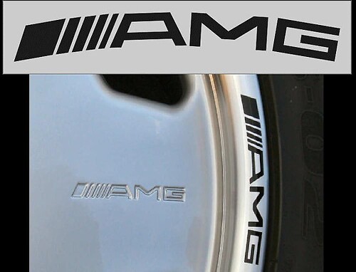 AMG Stil Felgenaufkleber für Mercedes-Benz