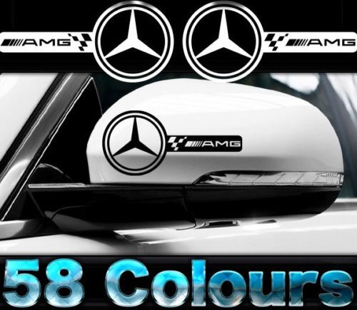 AMG Style Außenspiegel Vinyl-Aufkleber für Mercedes-Benz