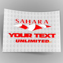 Sahara Unlimited Custom Vinyl-Aufkleber für Jeep Wrangler_2