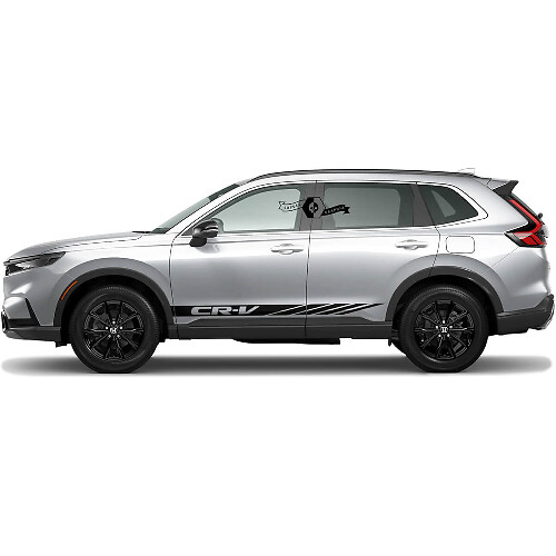 Akzentstreifen & CR-V Logo Seiten-Vinylaufkleber für Honda CR-V 2020-2023