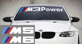 Bmw M3 M5 M6 Power Motorsport M3 M5 M6 E36 E39 E46 E63 E90 Aufkleber
