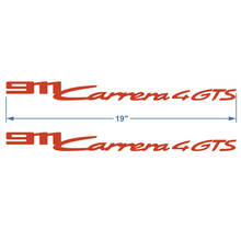 2x Porsche Porsche 911 Carrera 4 GTS Signature Seitentüren Aufkleber Aufkleber
 2