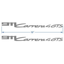 2x Porsche Porsche 911 Carrera 4 GTS Signature Seitentüren Aufkleber Aufkleber
 3