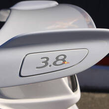 3.8 Heckflügel-Einsätze Aufkleber für Porsche GT3
 2