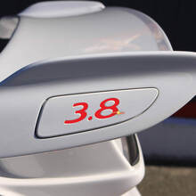 3.8 Heckflügel Einleger Vinyl-Aufkleber Set für Porsche 911 GT3_3