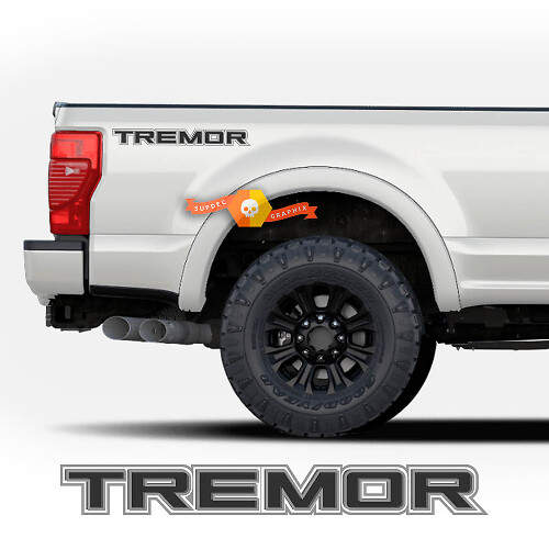 Paar Truck Bed Decal Tremor Set Ford Super Duty F250 F150 Vinyl Stickers 2 Farben
