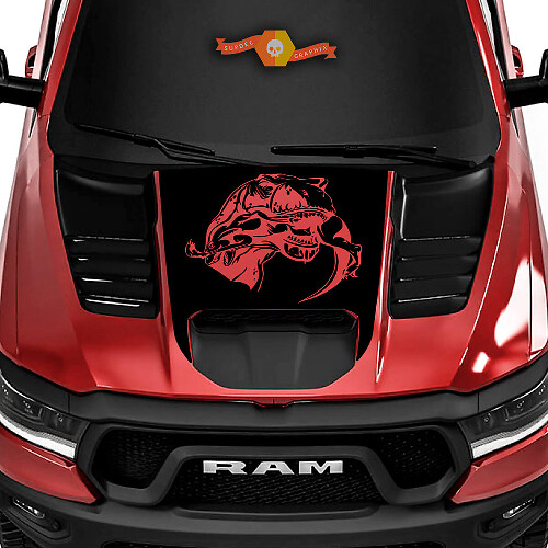 T-Rex Essender Raptor Motorhaubenaufkleber für Ram 1500 TRX