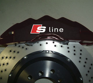 6 x AUDI S-Line Premium Bremssattel Aufkleber Aufkleber TT RS S3 S