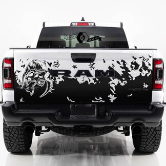 Heckklappe Dodge Ram TRX 2023 Eating Raptor Bed Side Mud Splash Decal Truck Vinyl Graphic
