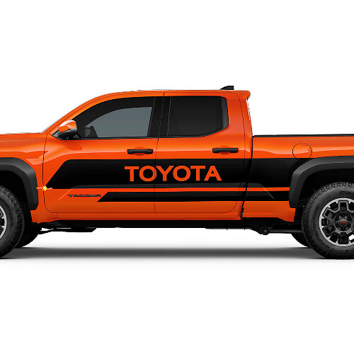Riesige Seitenstreifen Vinyl -Aufkleber für Toyota Tacoma 4. Generation

