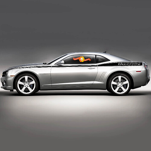 Paar Chevrolet Camaro Seiten-Grafik für Chevrolet Camaro 2010-2015 Individueller Text
