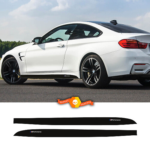 M Performance Streifen Schweller Vinyl-Aufkleber für BMW M3