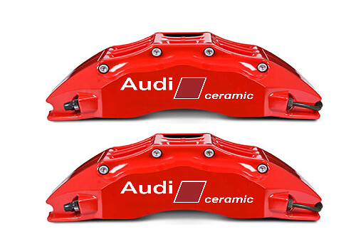 Audi Keramik-Bremssattel-Aufkleberset für Audi Fahrzeuge