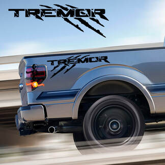Aufkleber für Ford F-150 Tremor Scratches Raptor Style – Offroad Aufkleber LKW Ladefläche Seite
