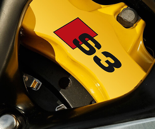 2 X Audi S3 Bremssattel Aufkleber Aufkleber Vinyl