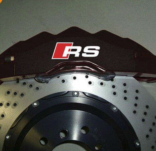 RS Bremszangen Vinyl-Aufkleberset für Audi TT A3 A4 S3 Q5