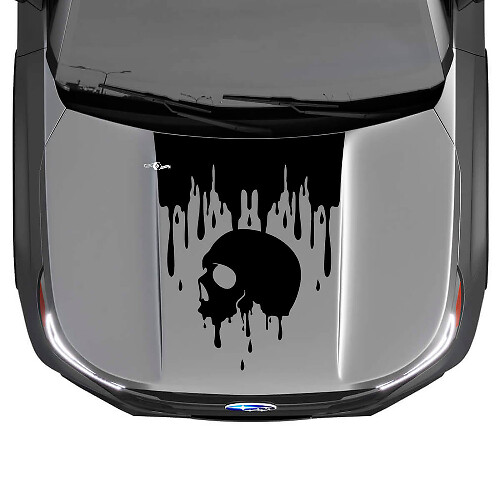 Hood Skull Blood Grafiken Vinyl Aufkleber Decals passen zu Subaru Forester
