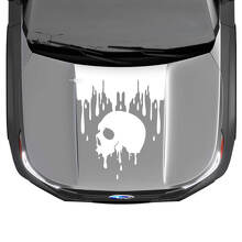 Hood Skull Blood Grafiken Vinyl Aufkleber Decals passen zu Subaru Forester
 2