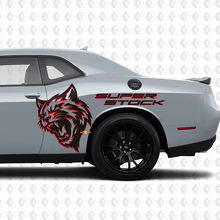 Wildcat Super Stock Seiten-Vinyl-Aufkleber-Kit für Dodge Challenger oder Charger_2