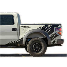 Roush Off-Road Schlamm-Spritzschutz Ladeflächen-Seitenvinylaufkleber für Musclecar Truck 2013+_2
