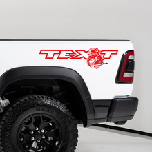 TRX Eating Raptor Seitenfenster-Vinylaufkleber für Dodge Ram 1500_3