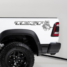 Individuelles Text-Nachtseiten-Vinylaufkleber-Set für Dodge Ram TRX 2020-2023_2
