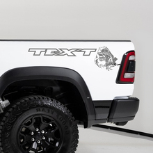 T-Rex essender Raptor Heckseiten-Vinylaufkleber-Satz für Dodge Ram TRX 2020-23_2