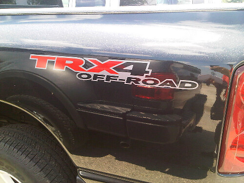 TRX4 Off Road 4x4 Seitlicher Vinyl-Aufklebersatz für Dodge Dakota Truck